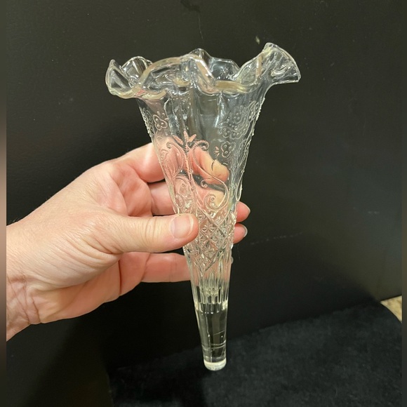 Vintage Automobile Limousine Glass Bud Vase - Picture 9 of 13